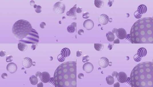 紫色球栏目包装圆球背景球体背景紫球文字03高清在线视频素材下载