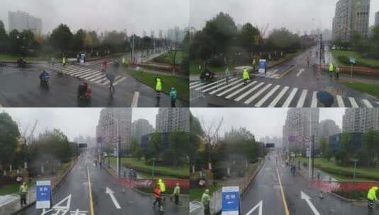 衢州马拉松比赛高清在线视频素材下载