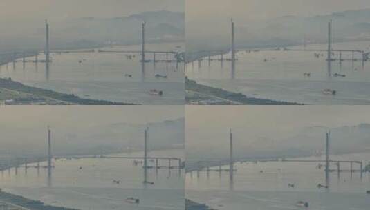 江门银湖州大桥高清在线视频素材下载