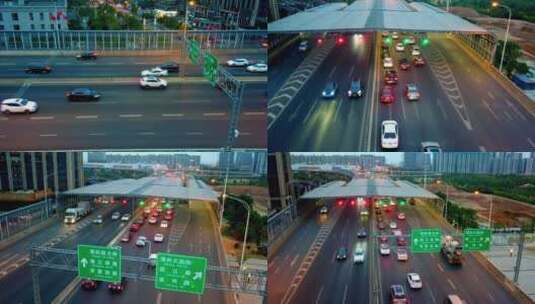湘府路大桥高清在线视频素材下载