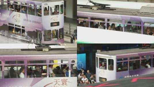 香港巴士交通2高清在线视频素材下载