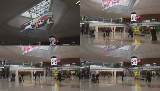成都天府国际机场场景高清在线视频素材下载