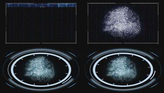 两款指纹扫描高清在线视频素材下载