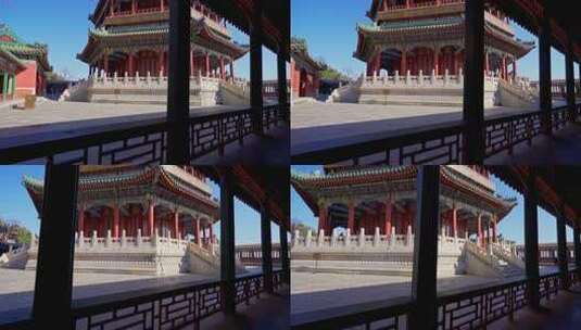 北京颐和园自然风光佛香阁高清在线视频素材下载