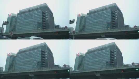 摩根斯坦利中国总部大楼高清在线视频素材下载