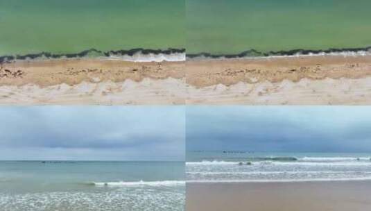 海边海岸海浪高清在线视频素材下载