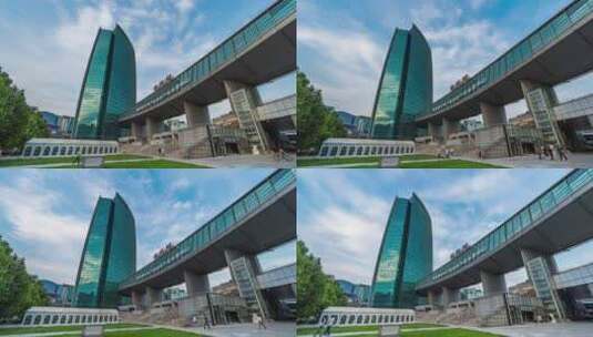 北京中关村地标建筑高清在线视频素材下载