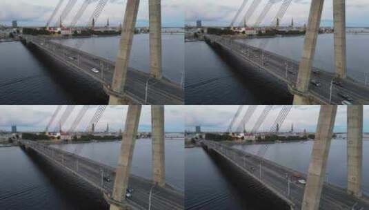 里加大桥高清在线视频素材下载