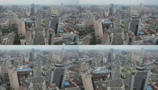 江苏常州城市建设航拍高清在线视频素材下载