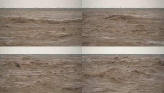 湍急的洪水高清在线视频素材下载