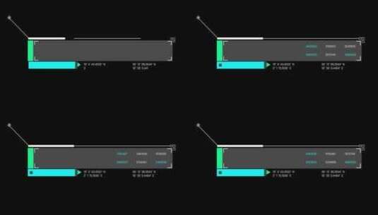 科技感文字字幕条指示线背景未来智能炫酷高清在线视频素材下载
