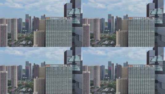 深圳天空之城航拍高清在线视频素材下载