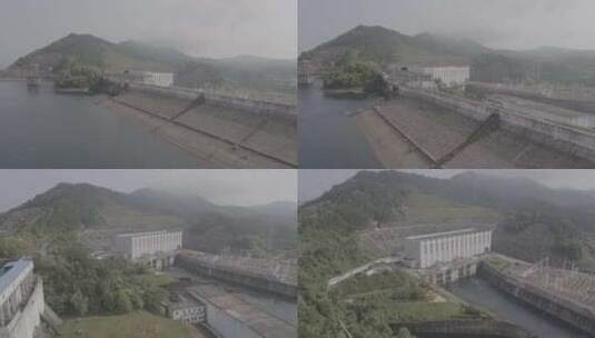 大型水坝水电站高清在线视频素材下载