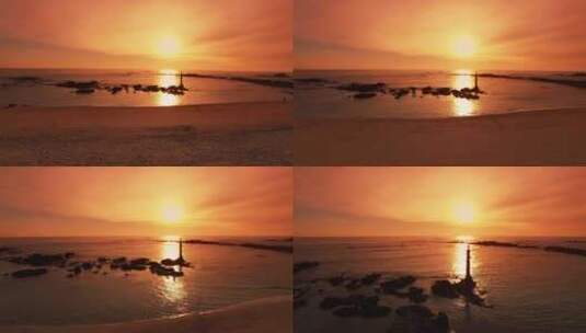 海边日出日落高清在线视频素材下载
