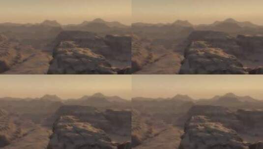 火星日出日落高清在线视频素材下载