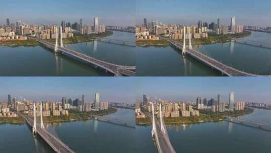 航拍广东惠州合生大桥8高清在线视频素材下载
