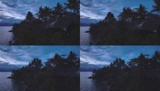 菲律宾非凡的蓝色日落高清在线视频素材下载