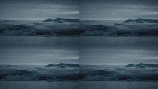北冰洋冰川高清在线视频素材下载