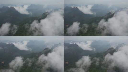 惠州博罗象头山云雾大景20高清在线视频素材下载