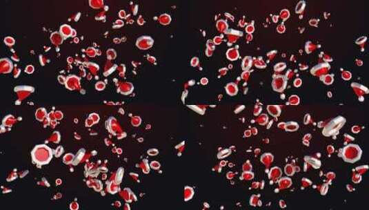 圣诞帽背景高清在线视频素材下载