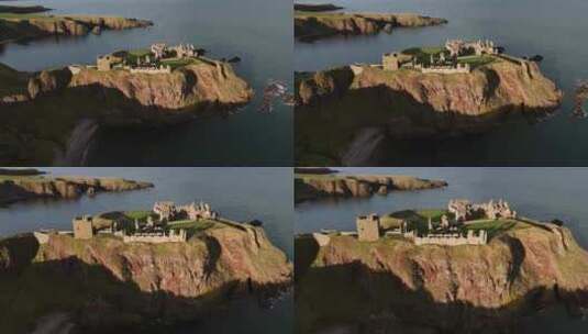 Dunnottar Castle，苏格兰高清在线视频素材下载