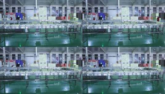 工厂流水线生产场景高清在线视频素材下载