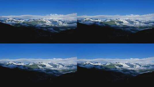 梅里雪山的早晨高清在线视频素材下载