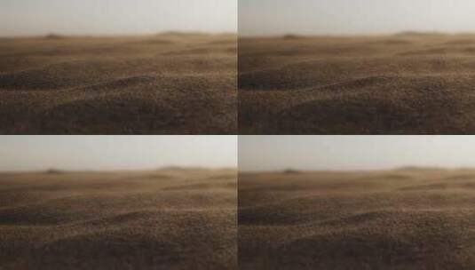 沙漠干燥的沙地高清在线视频素材下载