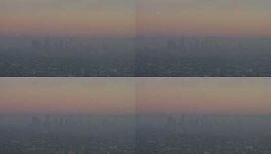 日落时的洛杉矶高清在线视频素材下载