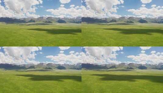 中国新疆伊犁那拉提草原自然风景高清在线视频素材下载