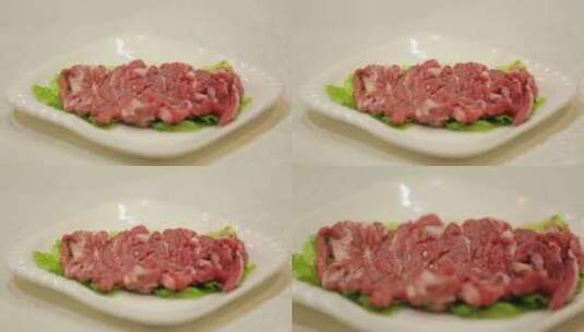 【镜头合集】老北京涮羊肉片手切羊肉高清在线视频素材下载