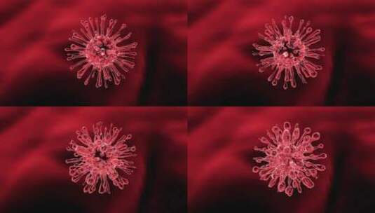 新型冠状病毒三维动画高清在线视频素材下载