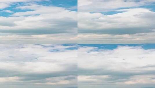 蓝天白云户外空镜延时摄影高清在线视频素材下载