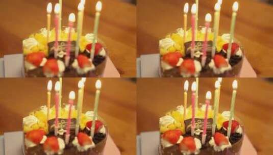 生日蛋糕高清在线视频素材下载