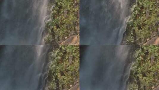 瀑布和岩石高清在线视频素材下载