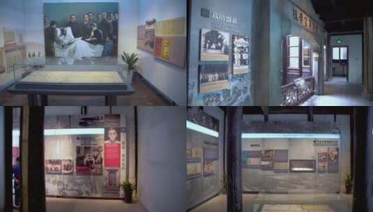 南浔古镇南浔张静江故居建筑4K实拍视频高清在线视频素材下载