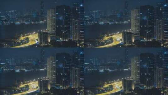 大湾区香港维多利亚港商业宣传片城市延时高清在线视频素材下载