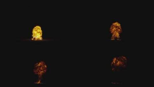 4k爆炸生成的多种火焰效果背景视频素材31高清在线视频素材下载
