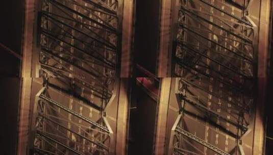 寂静无人的大铁桥高清在线视频素材下载