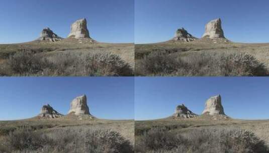 野外的岩石景观高清在线视频素材下载