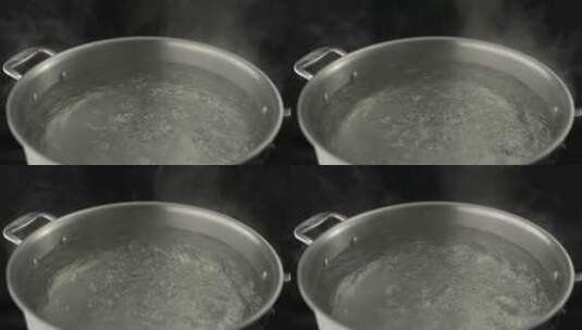 煮沸的水特写高清在线视频素材下载