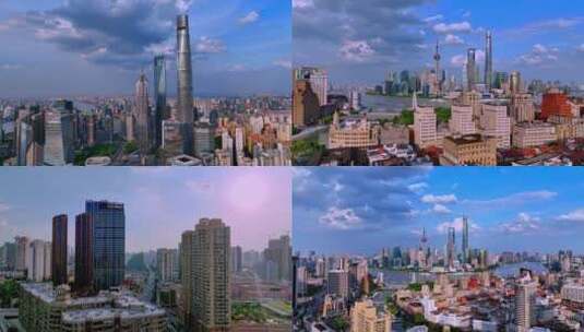 上海生际线航拍空镜高清在线视频素材下载