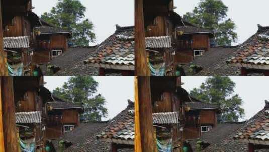 贵州人文建筑高清在线视频素材下载