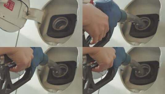 加油站加油车加油泵高清在线视频素材下载