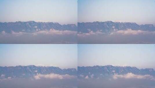 8K自然风光山峰云雾缭绕云海延时高清在线视频素材下载