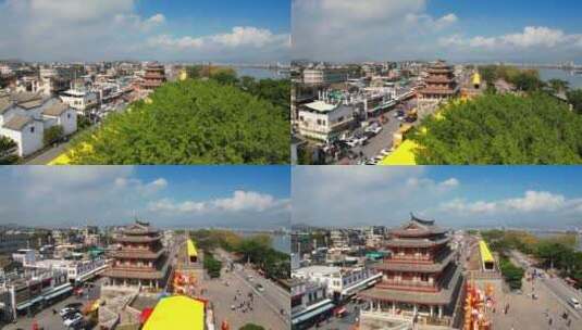 广东省潮州市潮州古城广济桥高清在线视频素材下载