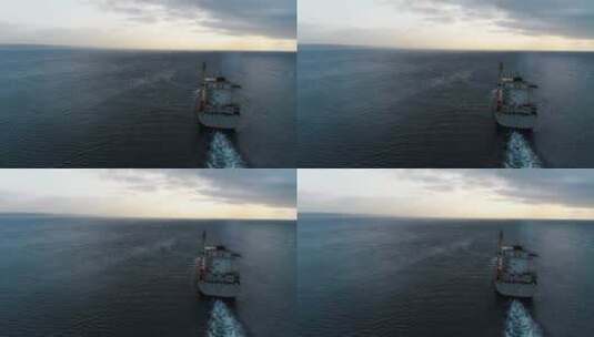 M1远洋的货轮高清在线视频素材下载