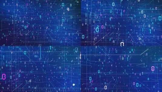 【4k】数码科技空间线条高清在线视频素材下载