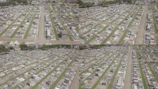 新奥尔良的格林伍德公墓高清在线视频素材下载