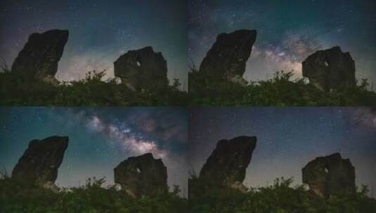 8K狮子槽银河星空高清在线视频素材下载